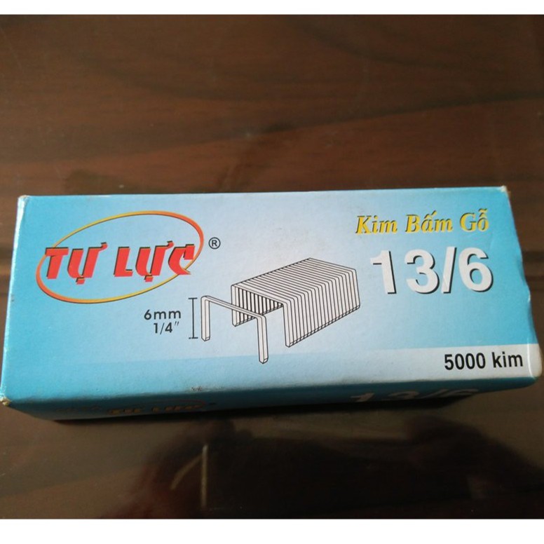 giá sốc] Hộp Bấm Ghim Tự Lực 13/6 - Sâu 6mm Hộp Gồm 5000 Ghim (Chính Hãng)  | Shopee Việt Nam