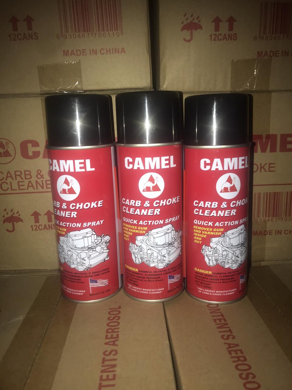 Xịt chế hòa khí ô tô Camel (xịt chế lạc đà camel) | Hồng Phát Company